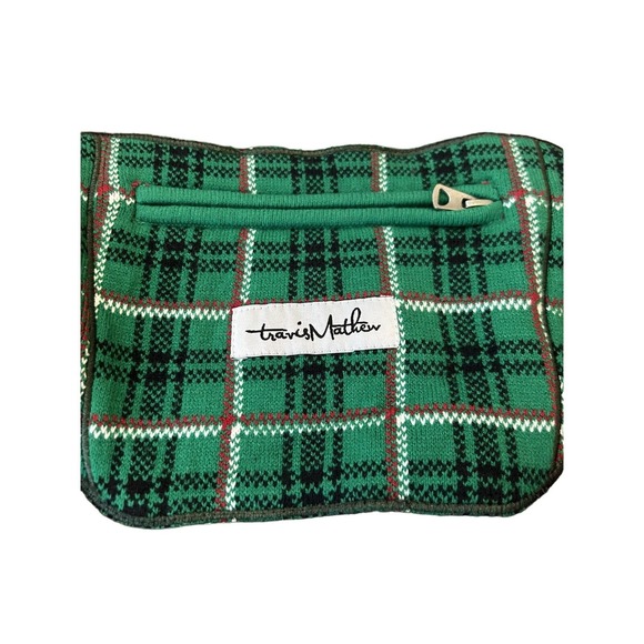 Travis Mathew St Nick Ugly Christmas Sweater small Zip Pocket Beer Holder - Picture 4 of 6